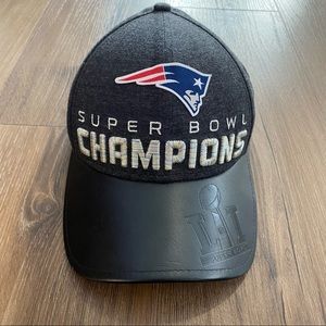 New England Patriots Super Bowl Champions NFL Hat Cap Football Baseball Leather